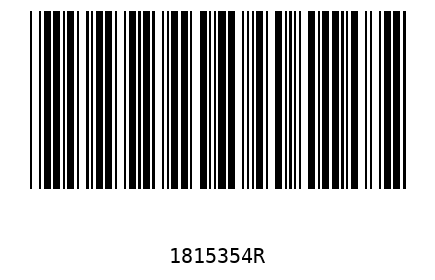 Bar code 1815354