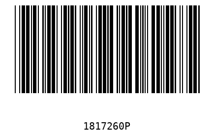 Bar code 1817260
