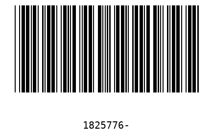 Barcode 1825776