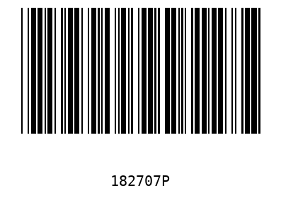 Barcode 182707