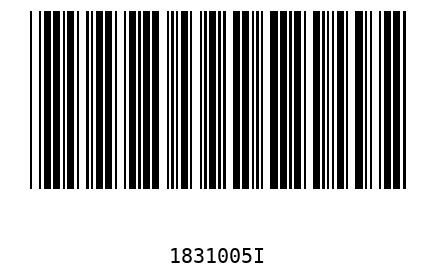 Bar code 1831005
