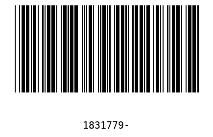Barra Código 1831779