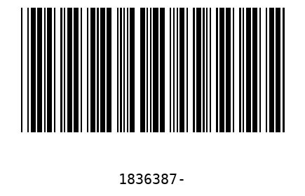 Barra Código 1836387