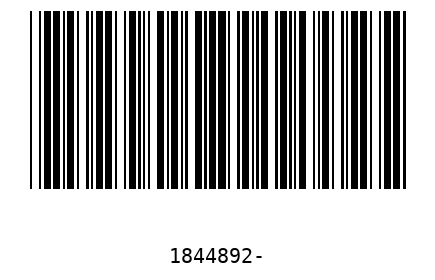 Barcode 1844892