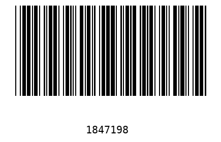 Bar code 1847198