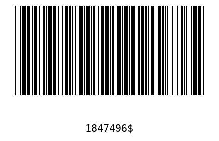 Barra Código 1847496