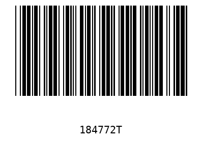 Barcode 184772