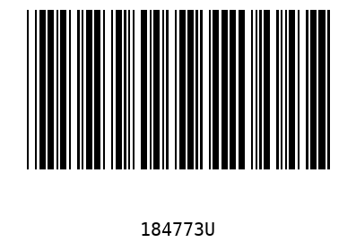 Bar code 184773
