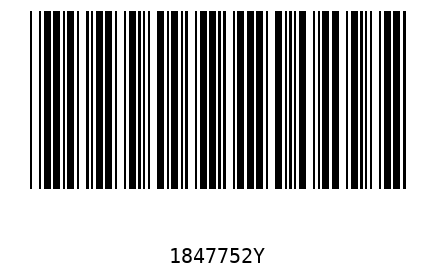 Bar code 1847752
