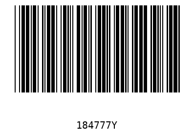 Barcode 184777