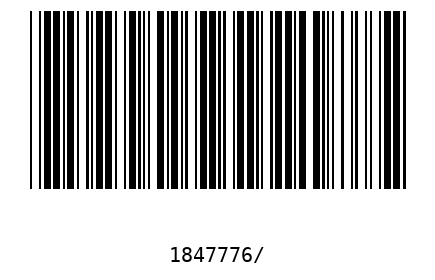 Barcode 1847776