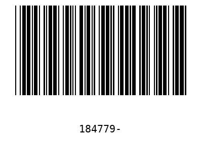 Barcode 184779