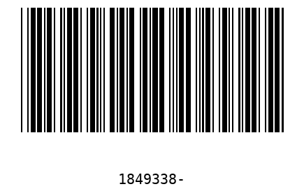 Barra Código 1849338