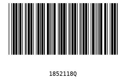 Bar code 1852118
