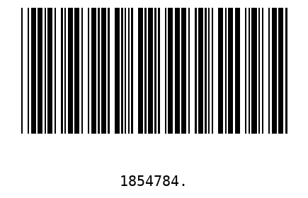 Barcode 1854784
