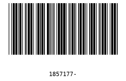 Bar code 1857177