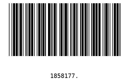 Barra Código 1858177