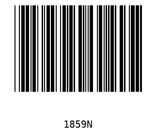 Barra Código, Code 39 1859