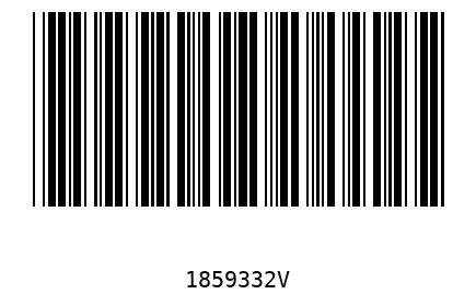 Bar code 1859332
