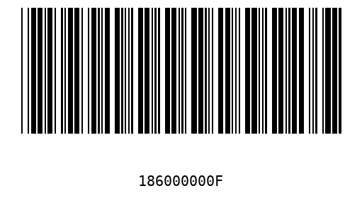 Barcode 186000000