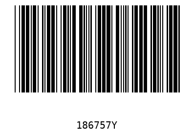 Bar code 186757
