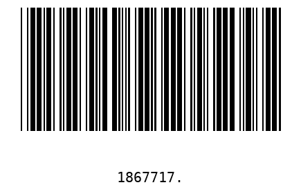 Bar code 1867717