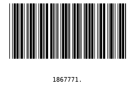 Bar code 1867771