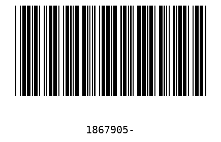 Barra Código 1867905
