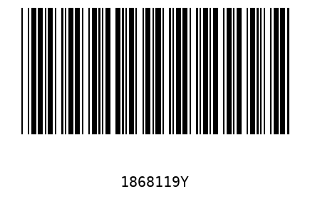Bar code 1868119
