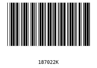 Barcode 187022