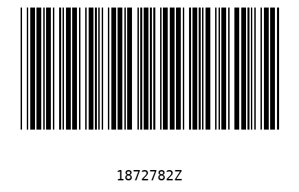 Bar code 1872782