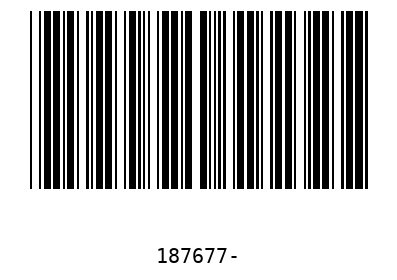 Barcode 187677
