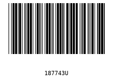 Bar code 187743