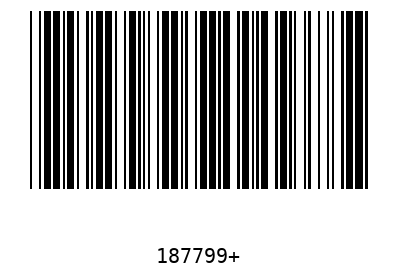 Barcode 187799
