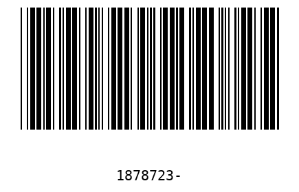Bar code 1878723