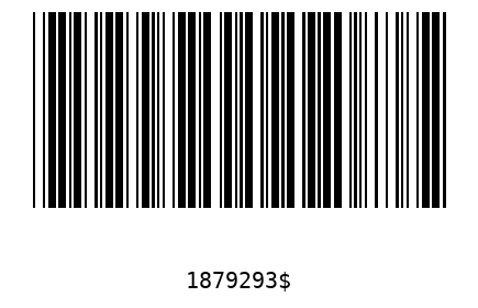 Bar code 1879293