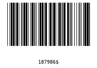 Barcode 187986