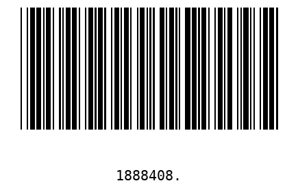 Bar code 1888408