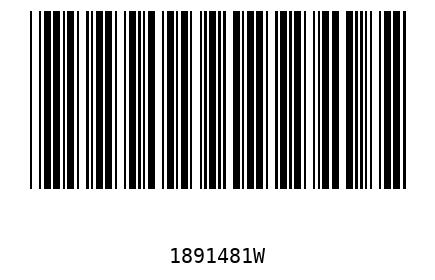 Bar code 1891481