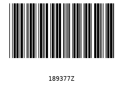 Barcode 189377