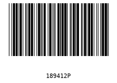 Barcode 189412