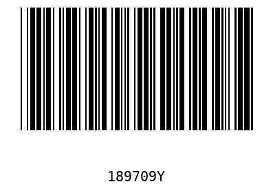 Bar code 189709