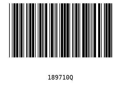 Bar code 189710