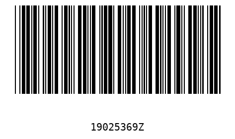 Barcode 19025369