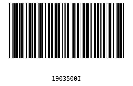 Barra Código 1903500