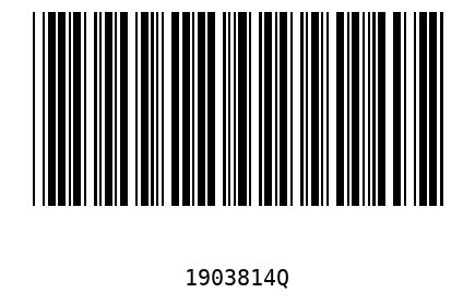 Bar code 1903814