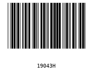 Barra Código, Code 39 19043