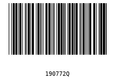 Barcode 190772
