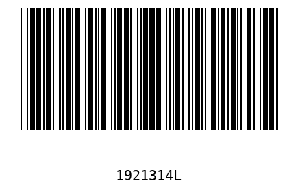 Bar code 1921314