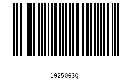 Barcode 1925063